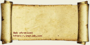 Isidora Šakić vizit kartica